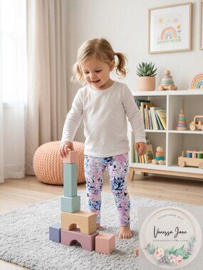 Ideology Toddler Girls Printed Leggings, Size 2T